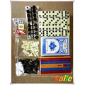 cheap 6 in 1 game set backgammon domino chess set ajedrez